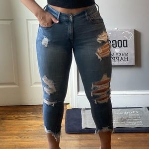 Express Distressed Jeans